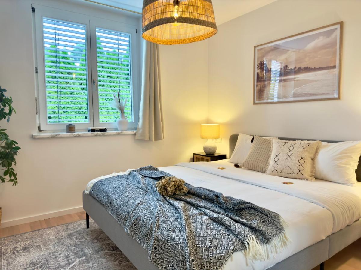 Flair Apartments Vorarlberg - Stilvolles Wohnen Nahe Bodensee & Alpen - Kueche, Balkon & Gratis Parkplatz เบรเกนซ์ ภายนอก รูปภาพ