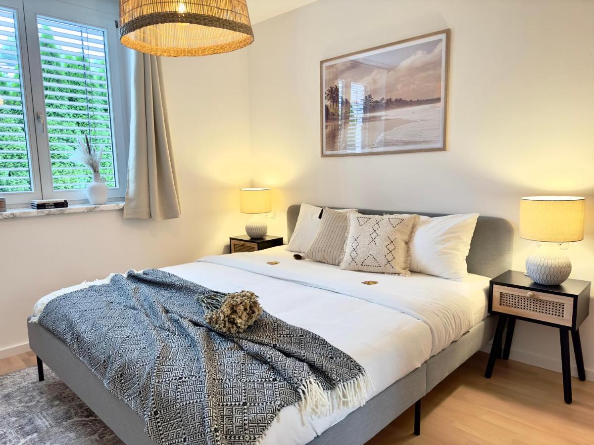 Flair Apartments Vorarlberg - Stilvolles Wohnen Nahe Bodensee & Alpen - Kueche, Balkon & Gratis Parkplatz เบรเกนซ์ ภายนอก รูปภาพ