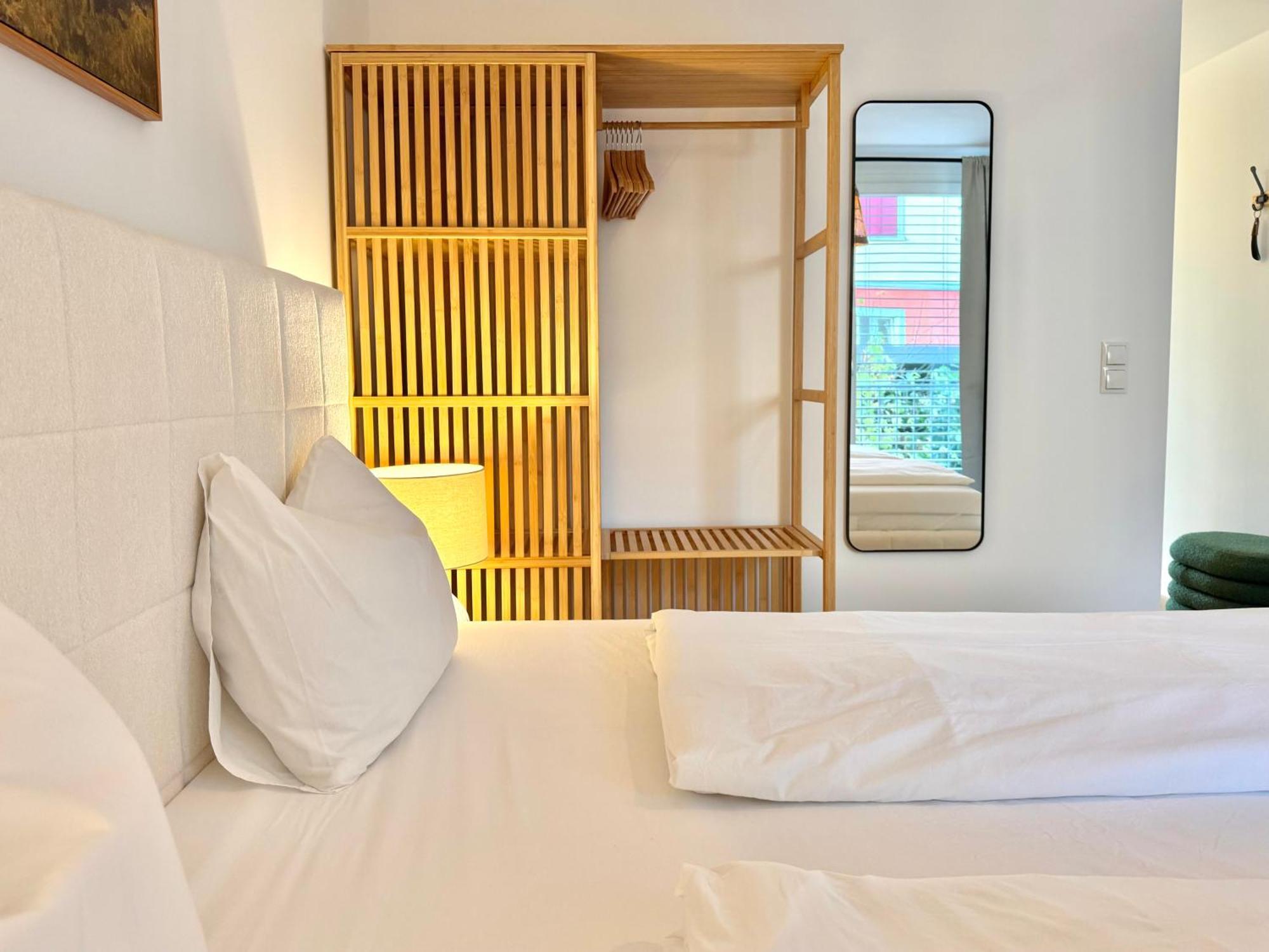 Flair Apartments Vorarlberg - Stilvolles Wohnen Nahe Bodensee & Alpen - Kueche, Balkon & Gratis Parkplatz เบรเกนซ์ ภายนอก รูปภาพ