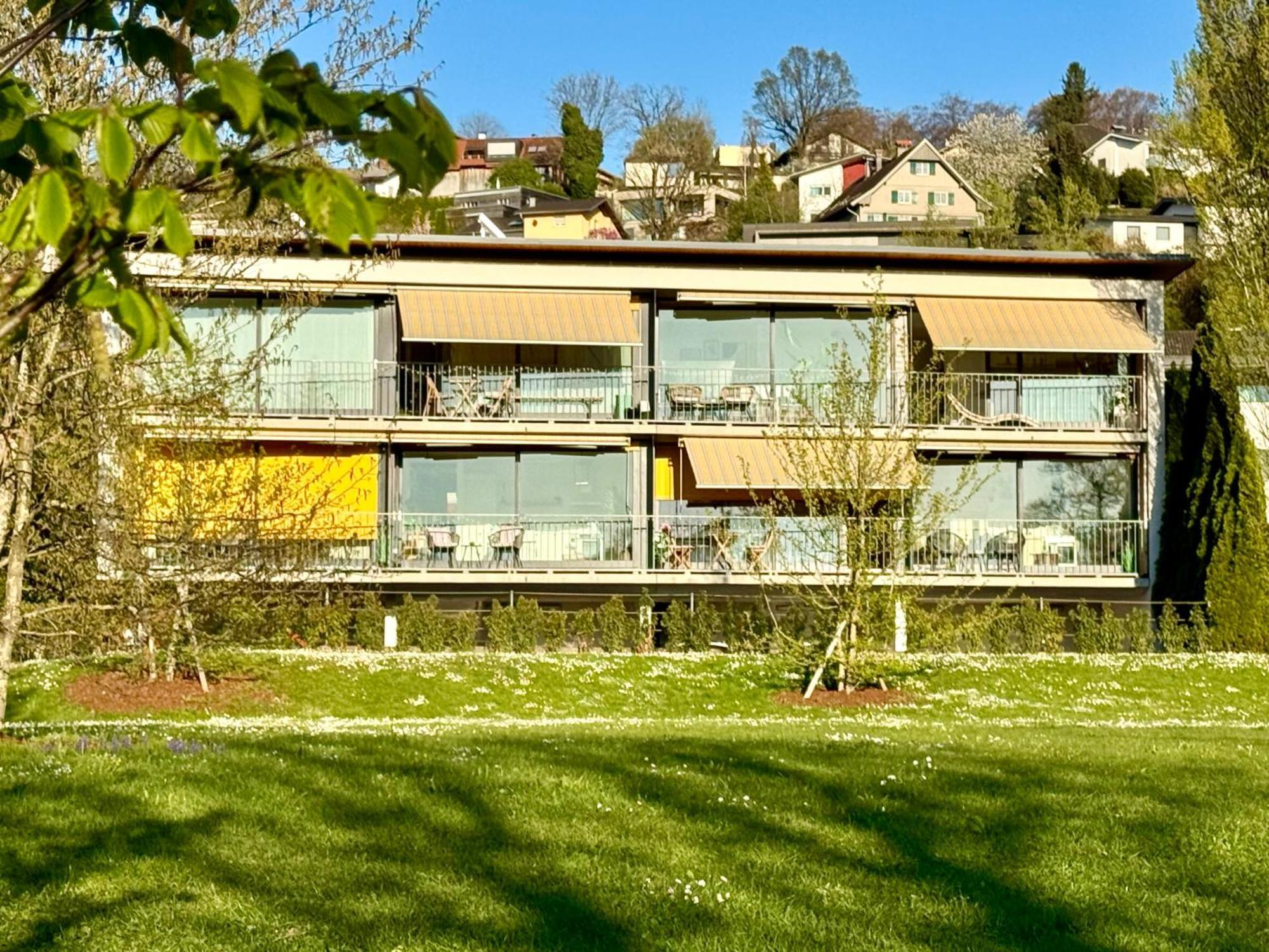 Flair Apartments Vorarlberg - Stilvolles Wohnen Nahe Bodensee & Alpen - Kueche, Balkon & Gratis Parkplatz เบรเกนซ์ ภายนอก รูปภาพ